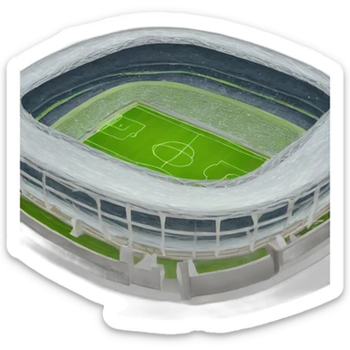 champions league soccer stadium sticker
