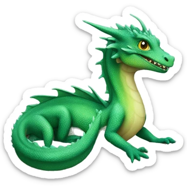 Water dragon  sticker