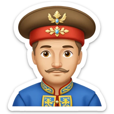  Ukraine man cosaks sticker