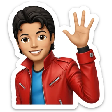 michael jackson beat it  sticker
