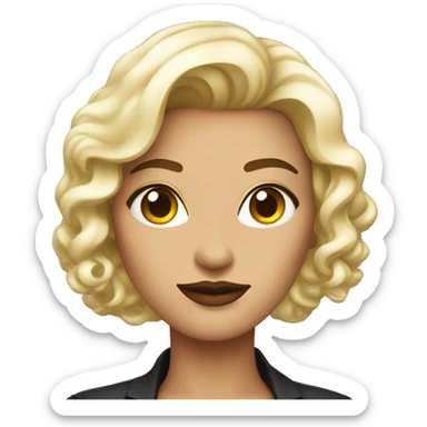 create a femme fatale sticker