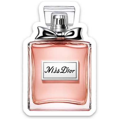 miss dior perfume sticker
