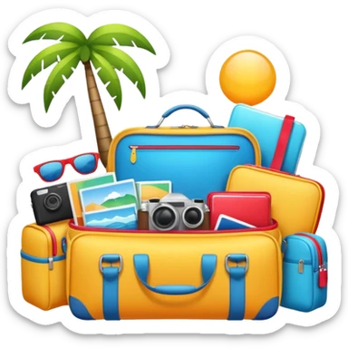 vacation equipment sticker