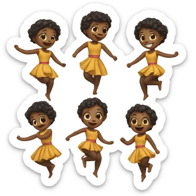 Folk Dance sticker