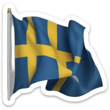 sweden flag sticker