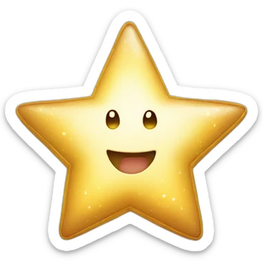 shinning star sticker
