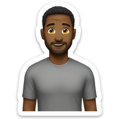 man feel fomo sticker