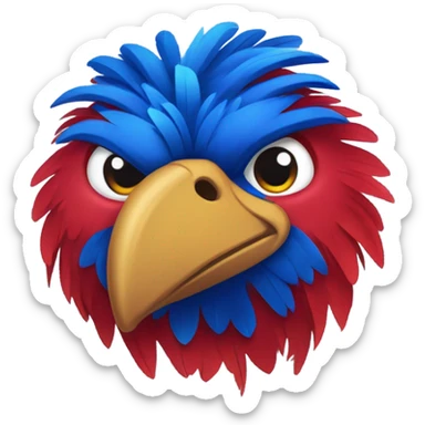 Kansas jayhawk sticker
