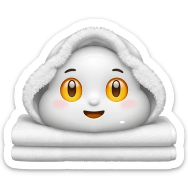 bath towel sticker