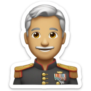 general emoji gentle smiling face sticker