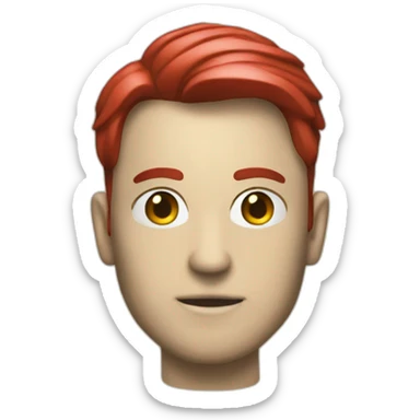 un dossier rouge classé top secret sticker