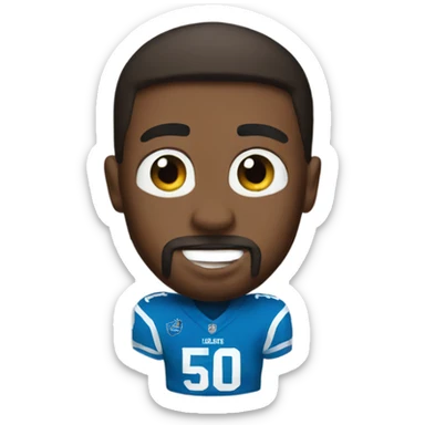 Detroit lions emoji sticker