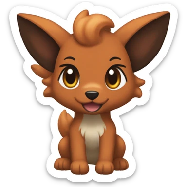  Nickit Vulpix Houndour sticker