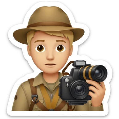 
wild life photographer sticker