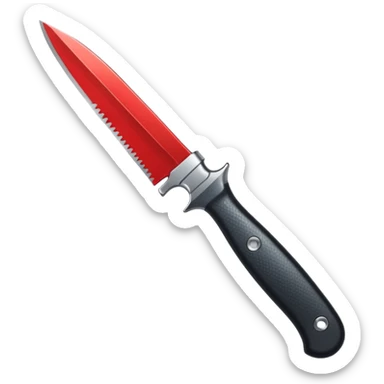 A hand that hold a knife emoji create  sticker