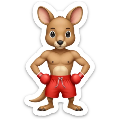 Kangaroo with boxing shorts






 sticker