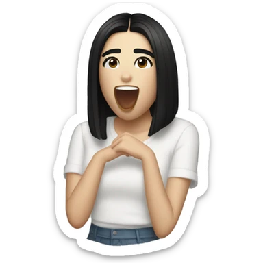 dua lipa singing sticker