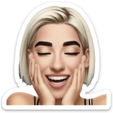 Dua Lipa excited sticker