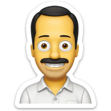 the simpsons, Different every character, only one at a time. sticker