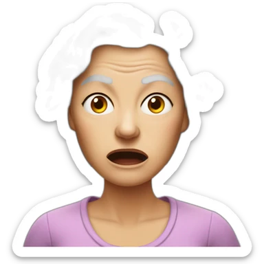 the angry mother-in-law sticker