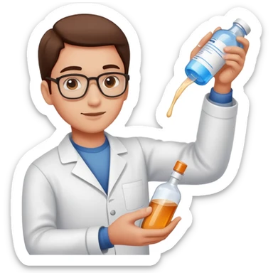 Cup pouring lean out  sticker