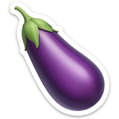 Long brinjal sticker