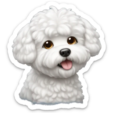 Bichon Frize dog sticker
