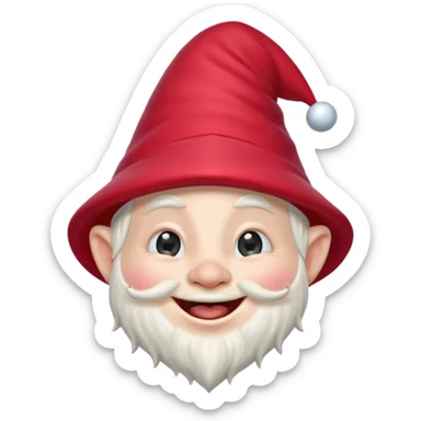LaughIng gnome sticker