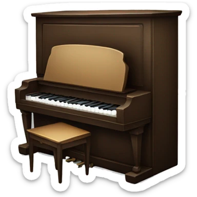Piano sticker