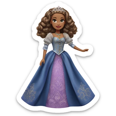 Barbie medieval princess  sticker