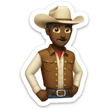 Cowboy  sticker