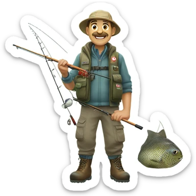 Cyril Chauquet le pecheur canad sticker