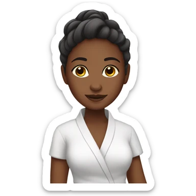 girl spa day sticker