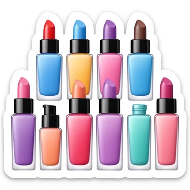 makeup cosmetics sticker