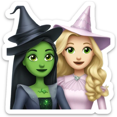 Glinda and Elphaba together  sticker