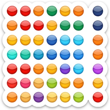 color catalog, palette sticker