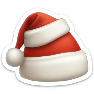 Santa Claus hat sticker