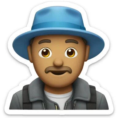 un homme qui tend une carte Rivers de UNO sticker