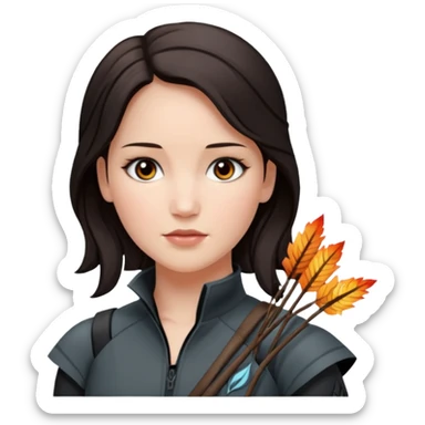 Katniss everdeen  sticker