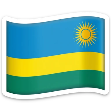 flag of Rwanda sticker