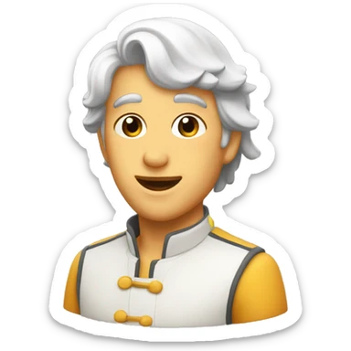 Roux enervé sticker