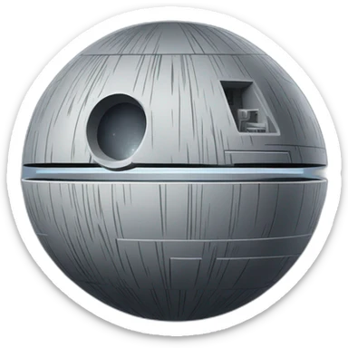 death star favicon sticker