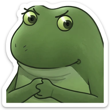 Mad face crossing its arms sticker