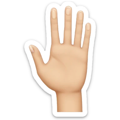 Only Ring finger up, instead of middle finger sticker