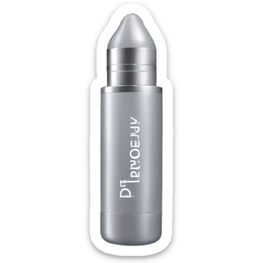 Rhode peptide lip treatment grey bottle sticker