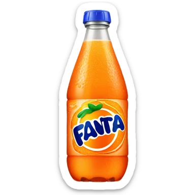 Fanta bottle  sticker