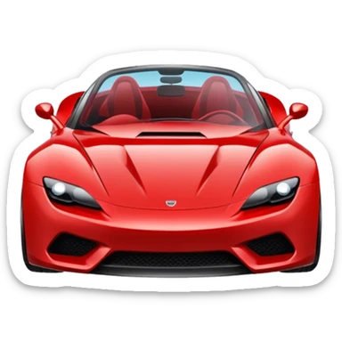 sports car from one side sticker