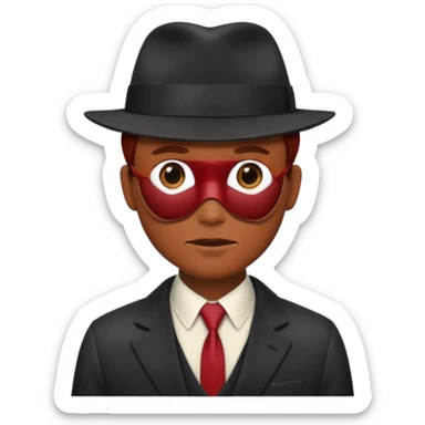 red spy sticker