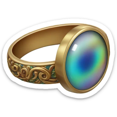 Mood Ring – Shifting colors and detailed close-up sticker