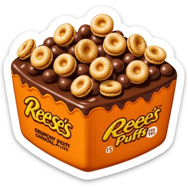 Reese's puffs. sticker